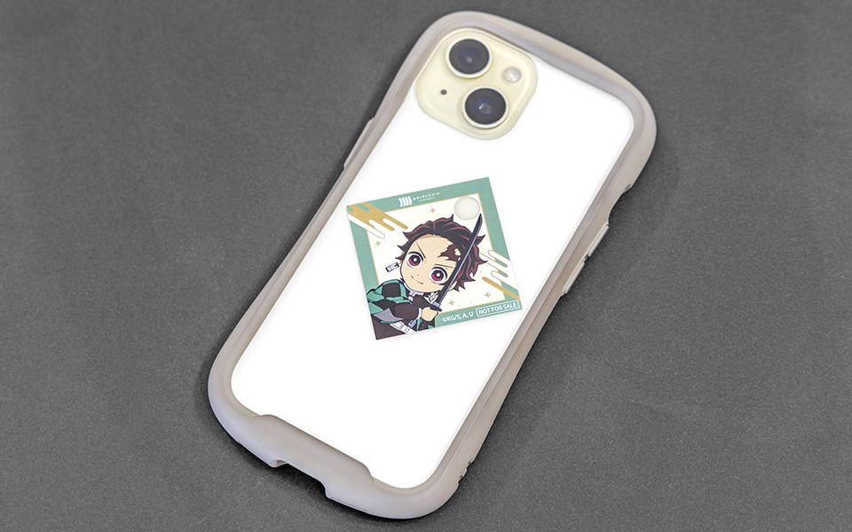 スマホケースに収納！