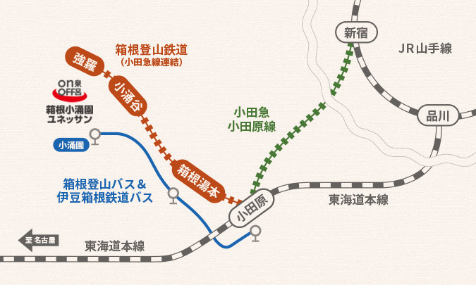 アクセス 公式 箱根温泉 箱根旅行なら箱根小涌園ユネッサン