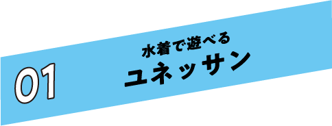 水着で遊べるユネッサン